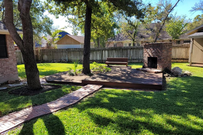 Back Yard - $2500 4 bd 2.5 bath, Furnished beautiful home w/gardener & 1 gig internet included