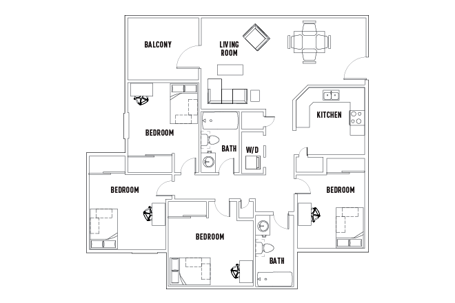 Floor plan - The Summit and Jacob Heights