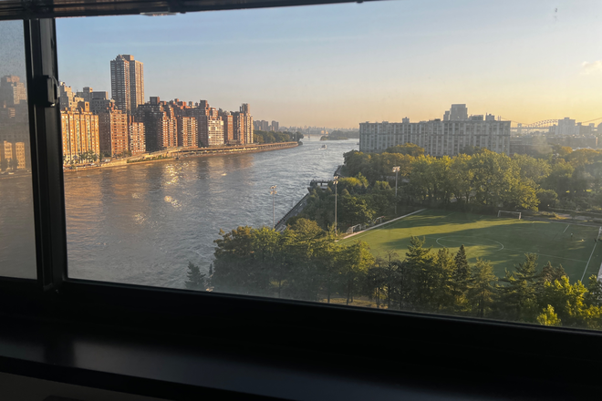 View from the window - Manhattan Park 30 River Road Apartments