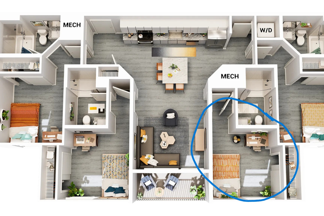 Floor Plan - The Accolade Collegiate Village West