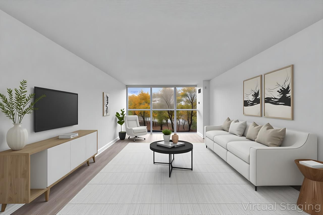 Staged Living room - UNfurnished vast 2 Bedroom 2 Washroom all included near Square one