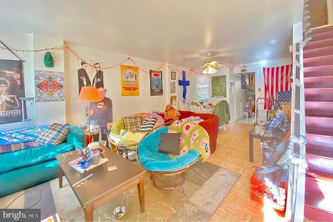 living room - 1625 Page St Townhome