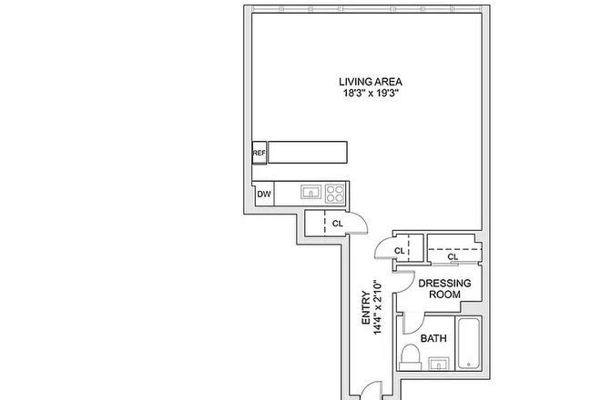 Floor plan - 426 E 6th St
