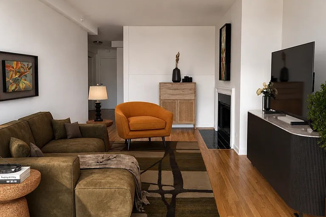 Living Room - Apartment near campus, 1700 Hinman Ave, Evanston IL
