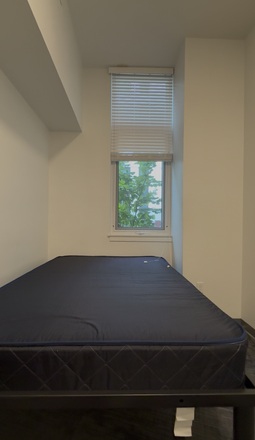 The side of the bed - Right on campus; has gym; newly built