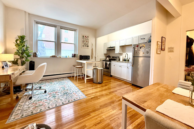 kitchen - Modern Coolidge Corner 1 bed with updated kitchen - NO FEE!