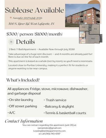 Flyer - Weida Apartments