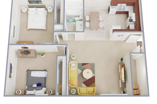 floor plan - Beau Jardin Apartments