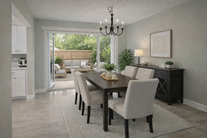 Dining Room - Entire Home - 2 Bed / 2 Full Baths - No Application Fee