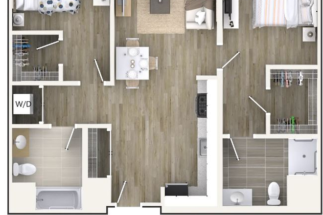 Floor Plan - The Mill District