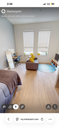 Bedroom View - Studio Apartment at Discovery House