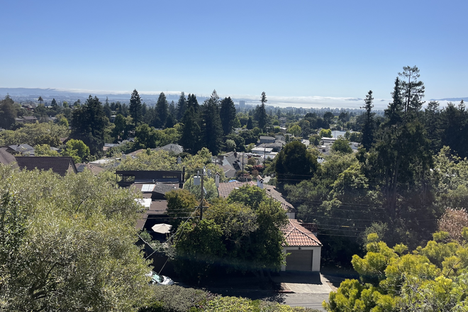 view 2026 - 2300ft2 - 3bd/2.5 Bay and BridgeS view home with terrace and garden - 1.5 miles from Campus