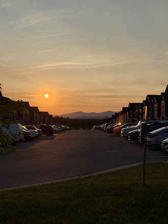 Community sunset - Blue Ridge Commons