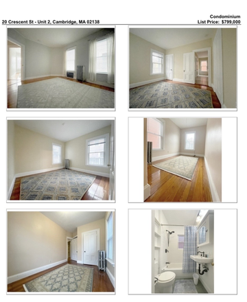 Bedrooms, hallway and bath. - Harvard Law School and Oxford Street; Two bedroom.