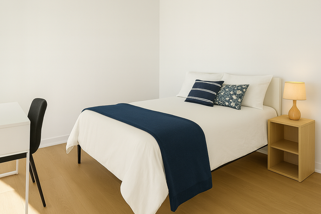 Master Bedroom - Private Rooms for Rent in a Co-living in Etobicoke – The Queensway, Etobicoke