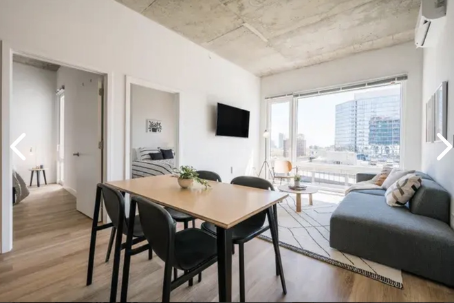 living room - the Post Chicago Apartments