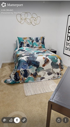 my bedroom, but it doesnt have carpet, it has hardwood floors and slightly larger - The Enclave