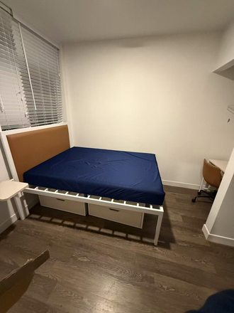Bedroom with furnished bed, study table and chair. also have a couch and tv in the living room - Furnished 2b2b Finding a Girl Roommate (Discount in rent) Apartments