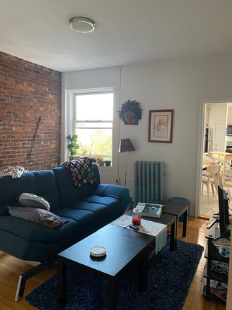 Living room! - 1 Bedroom Available in Renovated Apartment! Includes living room, appliances, and shared furniture!