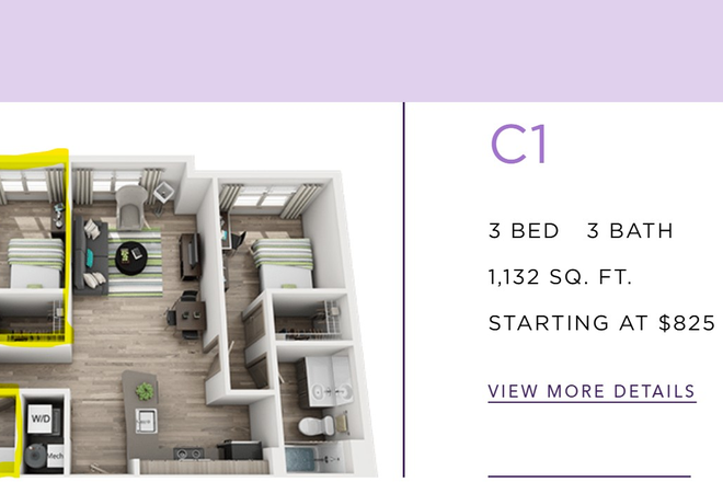 Floor plan - The Boundary at West End Apartments