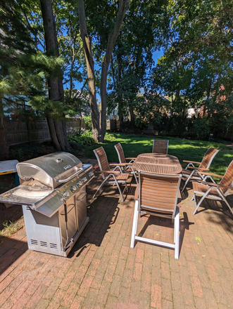 Yard - NO FEE: 5-min walk to Harvard bedroom/bathroom, all utils included, ready for 9/1/2026 move-in House