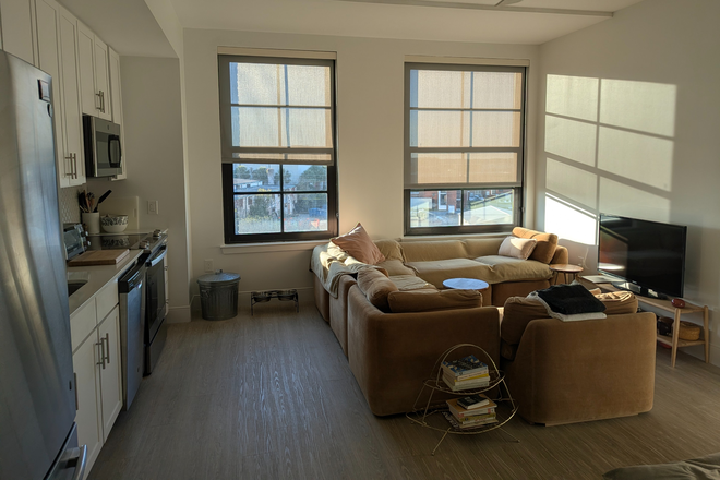 Living room - Studio Apt Lease Takeover or Sublet - The Jasper