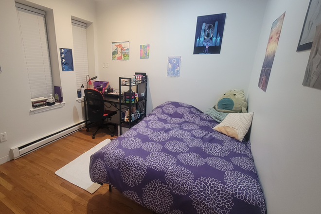 Bedroom from door - Great apartment close to campus