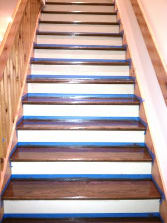 Stairs in unit - Cute skylight room, built in shelving, walk-in closet, utilities