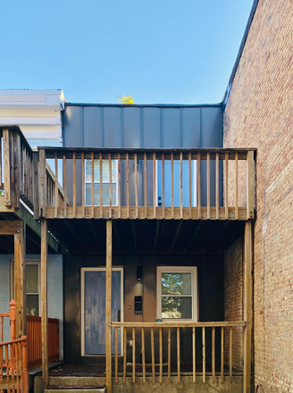 Front face of the house - 3BR/3BA row house in Remington- private bath, walkable from campus