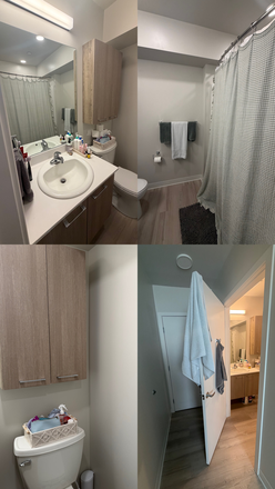 bathroom inside bedroom - Fieldstone slate for June and July. Perfect for someone taking summer classes.