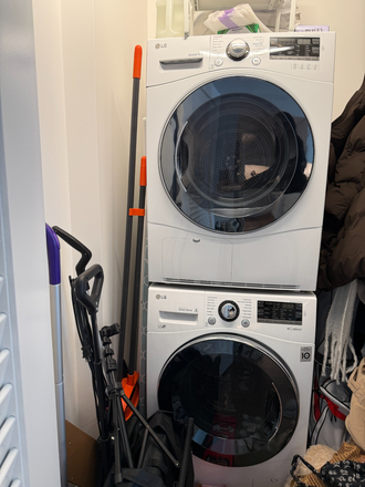 In-unit Laundry - 1BDR fully furnished apt in SFP. Laundry in-unit, w/ balcony