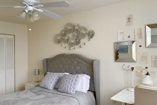 Fully furnished bedroom - Fully Furnished Apartment Steps from UM - Available Now!