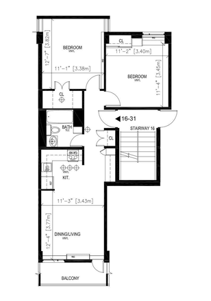 Floorplan - HUH Housing, close to Harvard Yard and HKS Apartments