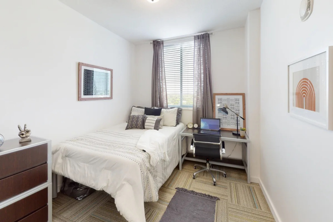 Bedroom - 109 Tower 4x4 - G Apartments right next to FIU