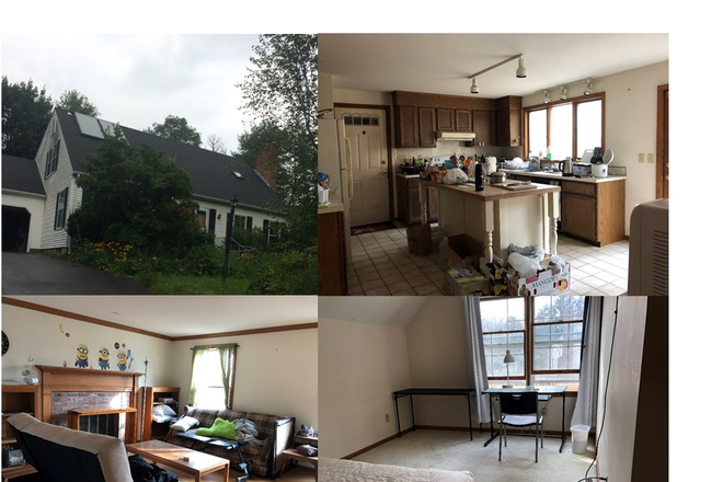 Collage - Bedroom in Amherst on bus route
