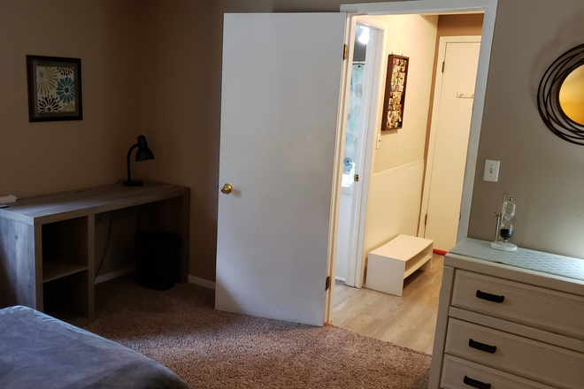 bedroom into entry area - Your OWN place! House