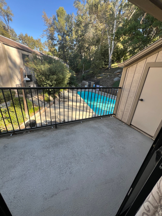 Balcony view - 1.4 miles from UCR. Quiet relaxing escape with pool