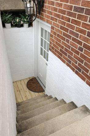 Main entrance to the Studio. - Private English Basement Studio Near UMD | Quiet Home | Utilities Included