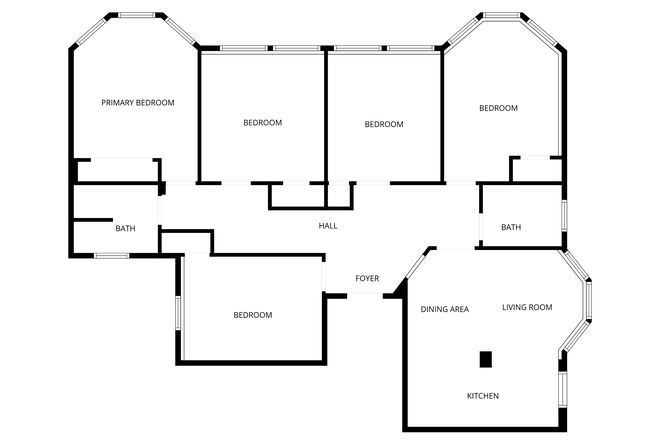 Floorplan - PACKARDS CORNER GEM! Most Cost Effective Way 2 Live Off Campus! B-line, Across from Grocery, & MORE!