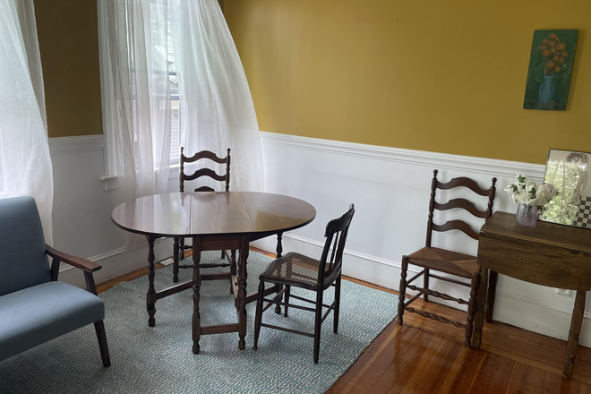 dining room - Beautiful 2BR Furnished Condo close to Wayland Sq + Blackstone Blvd for 2026