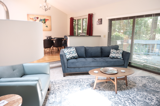 living room - bright and airy condo near downtown