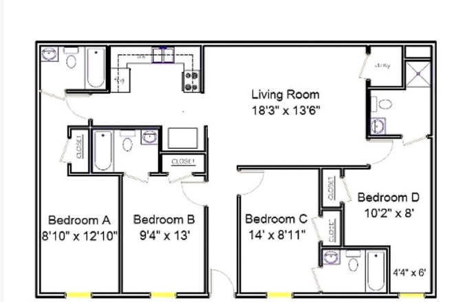 Floor plan - Appalachian Manor