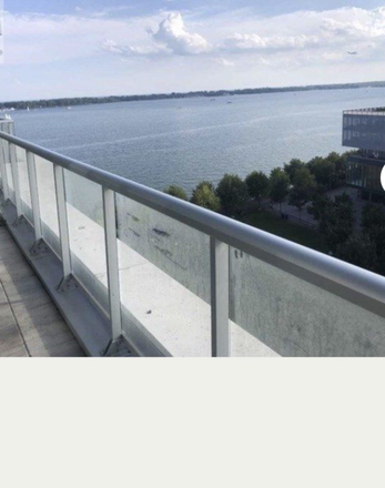 balcony view - 1bd+den, sunny SW facing park/water, concierge, rooftop lounge/bbq/pool, gym/hottub/theatre/party rm Condo