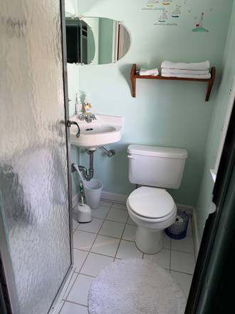Bathroom with sink and shower . Private - Quiet Neighborhood, close proximity to UConn Med/Dental school House