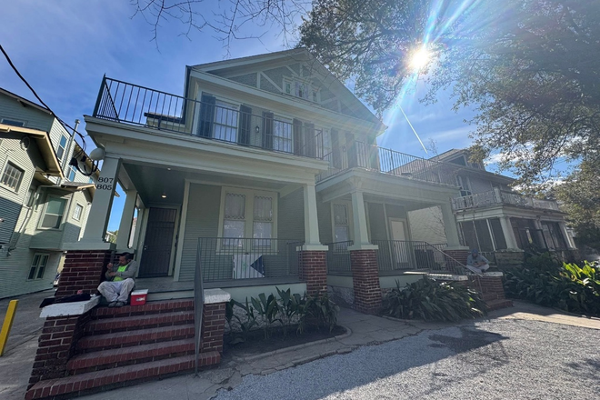 Outside View - Freshly renovated and negotiable rental close to campus.