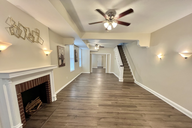 1st Floor - Large Remodeled 4 Bedroom Rowhouse Near Johns Hopkins Hospital