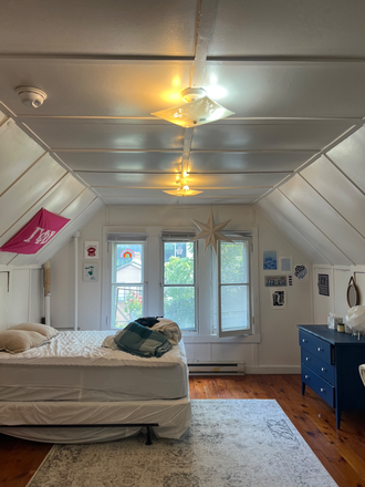 west wall - Large single room, close to the Union Apartments