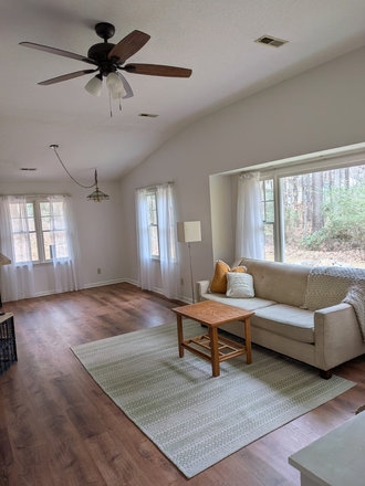 Living Room - Quiet End‑Unit Townhouse in Chapel Hill/Durham