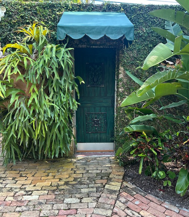 Cottage Front Door - S. Coconut Grove Bungalow Cottage 1/1