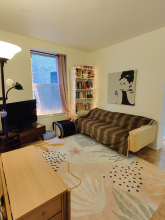 Living room - Bright Two-Bedroom Apartment in Hamilton Heights 1-18 August